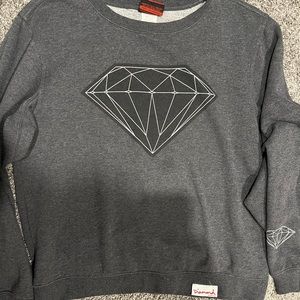 Womens diamond crewneck